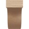 Ekena Millwork 4in. W x 8in. H x 12in. L Del Monte Woodgrain TimberThane Rafter Tail, Primed Tan RFTUR04X08X12DELRCPR - alternate 3